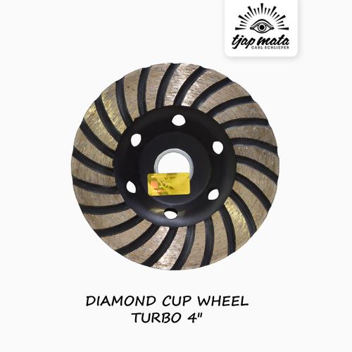 [EZM.0601185] TJAP MATA / CAP MATA Diamond Cup Wheel Turbo 4"