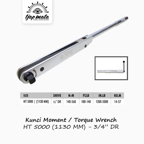 [EZM.0600701] TJAP MATA / CAP MATA Kunci Moment / Torsi / Torque 3/4" DR - HT 5000