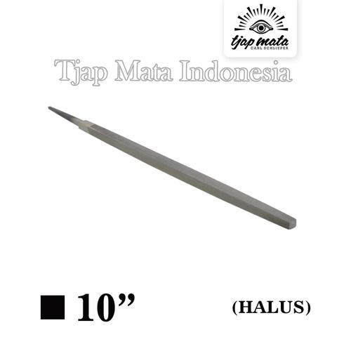 [EZM.0601212] TJAP MATA / CAP MATA Kikir Segi Empat (Halus) 10" Tanpa Gagang