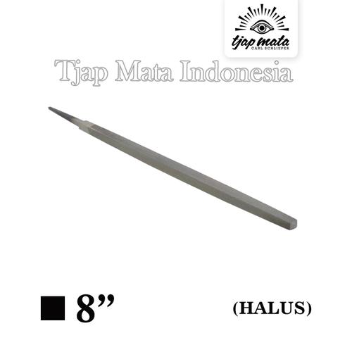 [EZM.0601213] TJAP MATA / CAP MATA Kikir Segi Empat (Halus) 8" Tanpa Gagang
