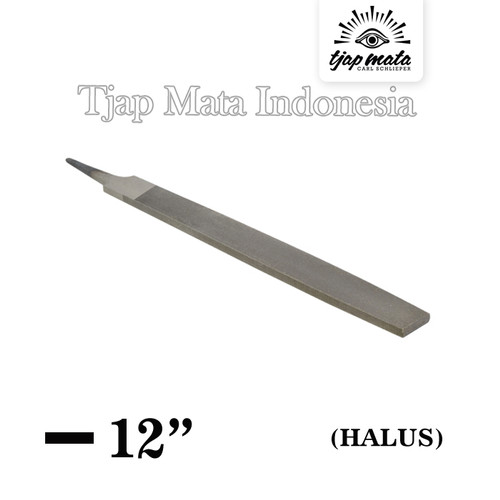 [EZM.0601217] TJAP MATA / CAP MATA Kikir Flat (Halus) 12" Tanpa Gagang