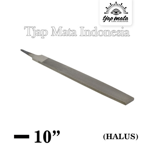 [EZM.0601218] TJAP MATA / CAP MATA Kikir Flat (Halus) 10" Tanpa Gagang