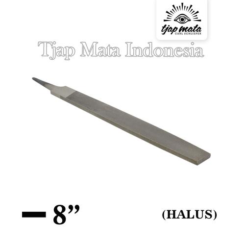 [EZM.0601219] TJAP MATA / CAP MATA Kikir Flat (Halus) 8" Tanpa Gagang