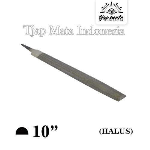 [EZM.0601233] TJAP MATA / CAP MATA Kikir 1/2 Bulat (Halus) 10" Tanpa Gagang
