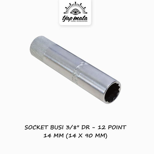 [EZM.0600766] TJAP MATA / CAP MATA Socket Busi 3/8 DR (12 PT) 14 X 90 MM