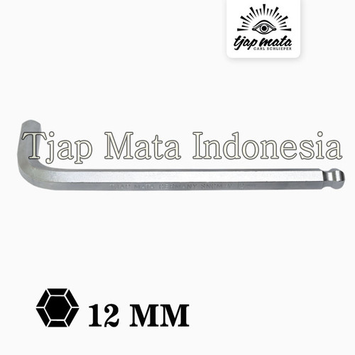 [EZM.0600791] TJAP MATA / CAP MATA Kunci L SNCM Ballpoint Long 12 MM