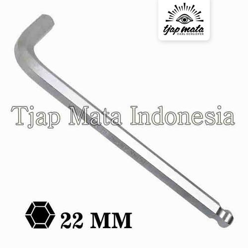 [EZM.0600797] TJAP MATA / CAP MATA Kunci L SNCM Ballpoint Extra Long 22 MM