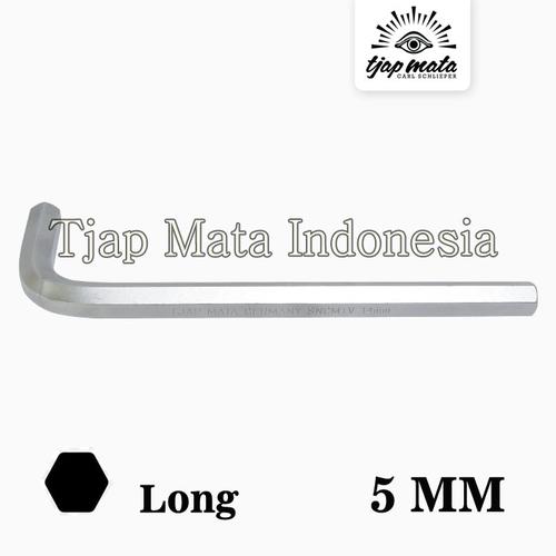[EZM.0600834] TJAP MATA / CAP MATA Kunci L SNCM - Hexagonal Long 5 MM