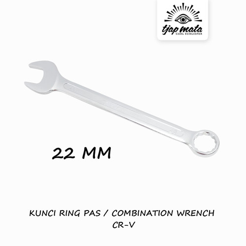 [EZM.0600096] TJAP MATA / CAP MATA Kunci Ring Pas / Combination Wrench 22 MM CR-V
