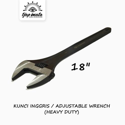 [EZM.0600884] TJAP MATA / CAP MATA Kunci Inggris / Adjustable wrench 18" Heavy Duty