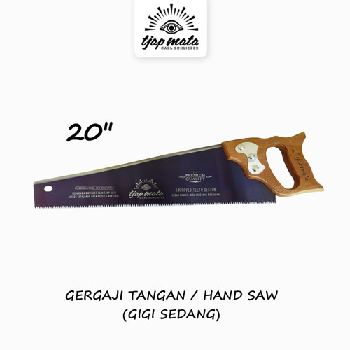 [EZM.0600890] TJAP MATA / CAP MATA Gergaji Tangan / Kayu / Hand Saw 20 " GG Ordinary