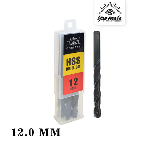 [EZM.0601244] TJAP MATA / CAP MATA Mata Bor Besi / Drill Bits HSS 12.0 MM