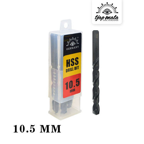 [EZM.0601246] TJAP MATA / CAP MATA Mata Bor Besi / Drill Bits HSS 10.5 MM