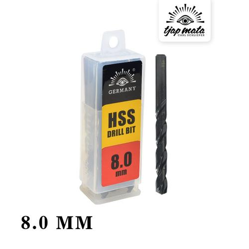 [EZM.0601251] TJAP MATA / CAP MATA Mata Bor Besi / Drill Bits HSS 8.0 MM