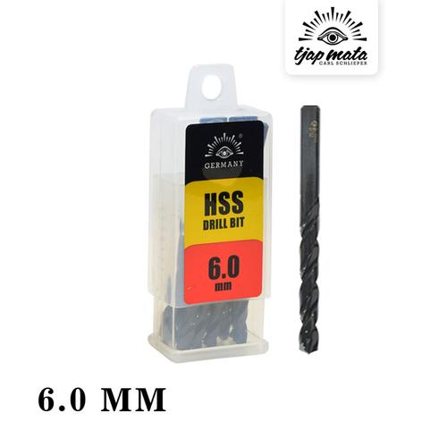 [EZM.0601254] TJAP MATA / CAP MATA Mata Bor Besi / Drill Bits HSS 6.0 MM