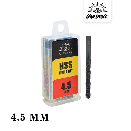 [EZM.0601257] TJAP MATA / CAP MATA Mata Bor Besi / Drill Bits HSS 4.5 MM