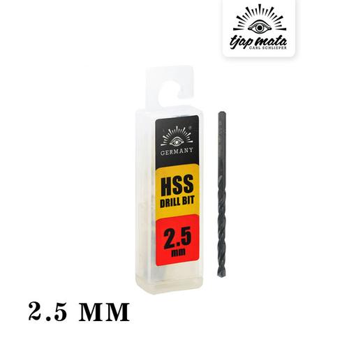 [EZM.0601261] TJAP MATA / CAP MATA Mata Bor Besi / Drill Bits HSS 2.5 MM