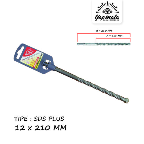 [EZM.0601271] TJAP MATA / CAP MATA Mata Bor Beton / Drill Bits SDS PLUS 12 X 210 MM