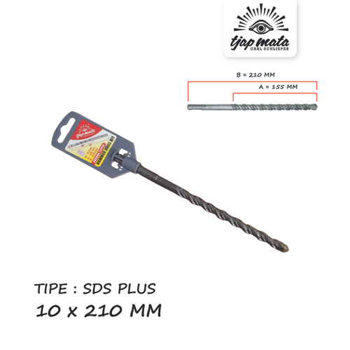 [EZM.0601273] TJAP MATA / CAP MATA Mata Bor Beton / Drill Bits SDS PLUS 10 X 210 MM