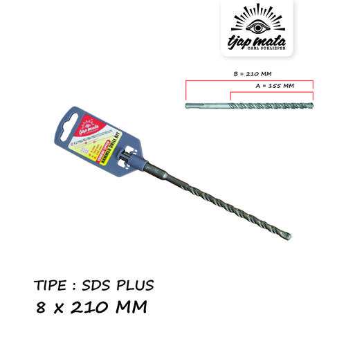 [EZM.0601275] TJAP MATA / CAP MATA Mata Bor Beton / Drill Bits SDS PLUS 8 X 210 MM