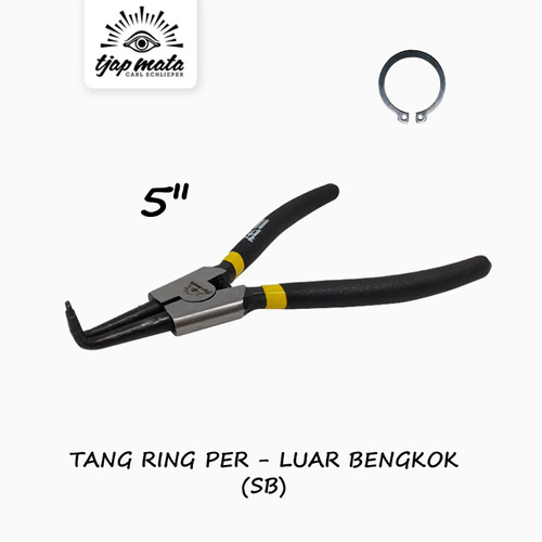 [EZM.0600910] TJAP MATA / CAP MATA Tang Ring Per / Snap Ring Luar / Buka Bengkok 5"