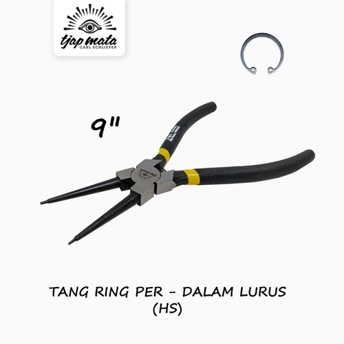 [EZM.0600911] TJAP MATA / CAP MATA Tang Ring Per / Snap Ring Dalam / Tutup Lurus 9"