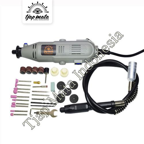 [EZM.0601279] TJAP MATA / CAP MATA Electric Mini Grinder / Mesin Tuner Set DG 130B