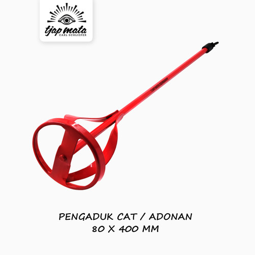 [EZM.0601281] TJAP MATA / CAP MATA Pengaduk Cat / Semen MU / Adonan 80 X 400 MM