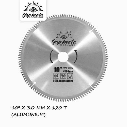 [EZM.0600956] TJAP MATA / CAP MATA Gergaji TCT / TIP SAW 10" X 120T (Alumunium)
