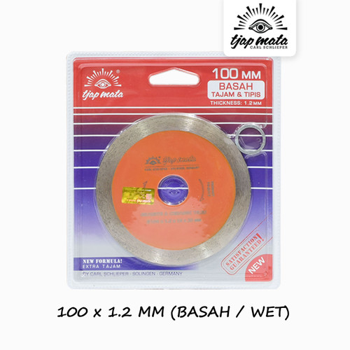 [EZM.0601308] TJAP MATA / CAP MATA Diamond Wheel 100mm (Basah)