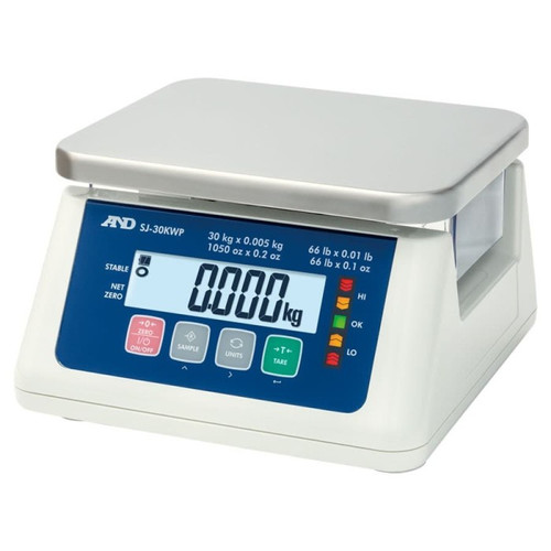 [EZR.0200018] Timbangan AND, SJ-3000WP Kapasitas 3 kg Ketelitian 0.1/0,2/0,5/1 g