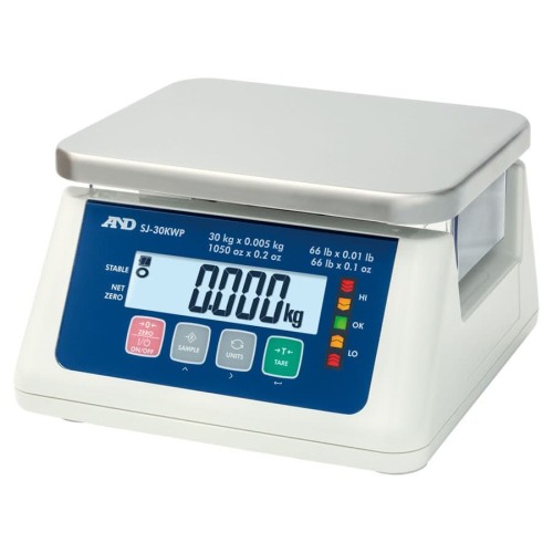[EZR.0200067] Timbangan AND, SJ-15KWP Kapasitas 15KG Ketelitian 0.5/1/2/5g