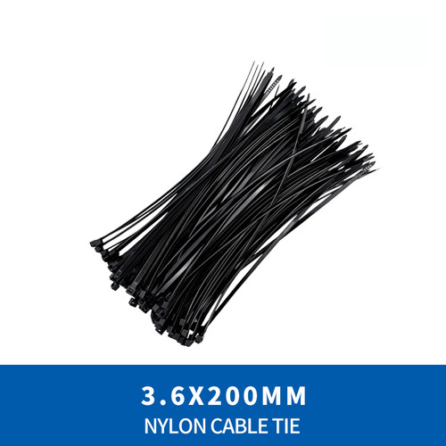 [EZM.6800065] Cable Tie 3.6*200 Black / Hitam