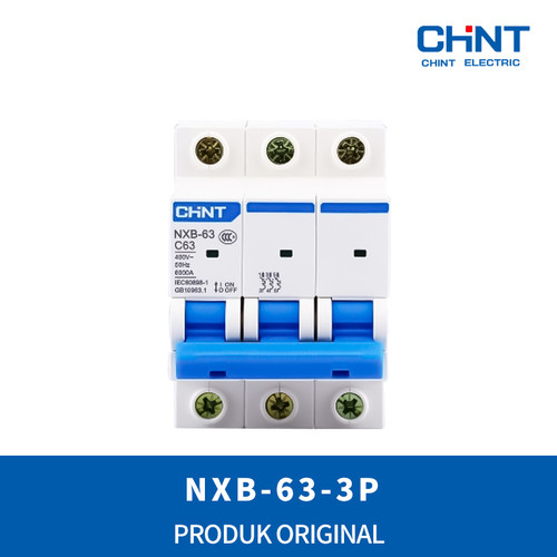 [EZM.6800108] MCB Chint NXB 3P 6kA (1A 2A 4A 50A 63A)