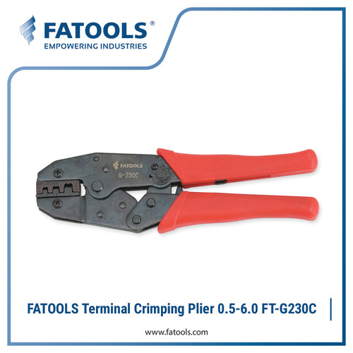 [EZM.0800052] FATOOLS G230C Terminal Crimping Plier 0.5 - 6.0 Tang