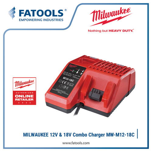 [EZM.0800065] MILWAUKEE M12 18C Battery Charger Li-Ion 18V 12V Pengisi Daya Lithium