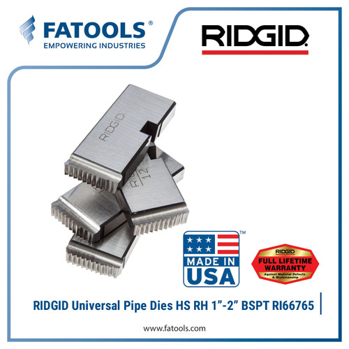 [EZM.0800073] RIDGID 66765 Universal Pipe Tap 1" 2" BSPT RH Senai Pipa HS High Speed