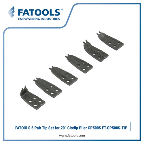 [EZM.0800079] FATOOLS CP500S-TIP Tip Set for 20" Circlip Plier CP500S Tang Snap