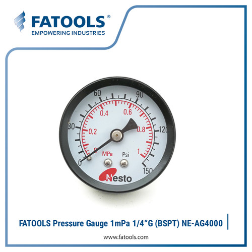 [EZM.0800085] FATOOLS NE-AG4000 Pressure Gauge 1/4" G BSPT 1 mPa 150 PSI