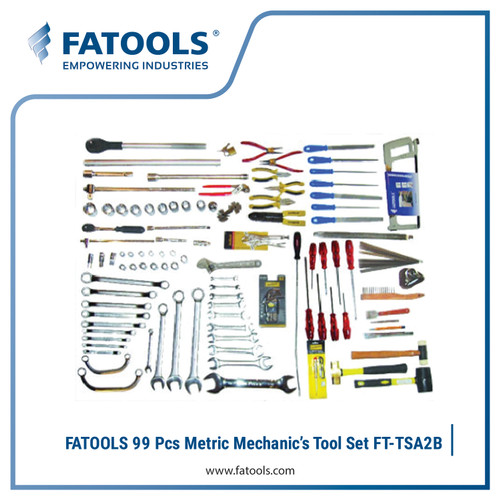 [EZM.0800089] FATOOLS TS A2B 99 Pcs Mechanic Tool Set Metric Alat Perkakas Mekanik