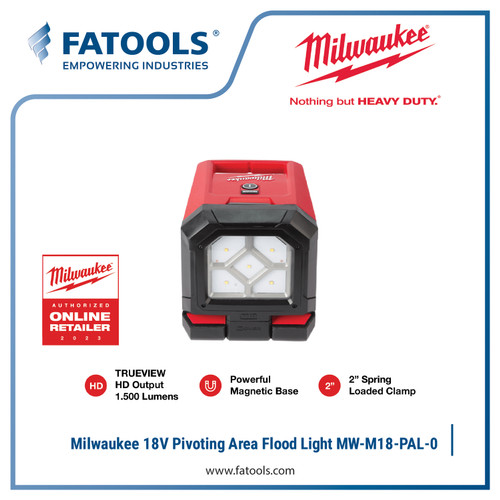 [EZM.0800121] MILWAUKEE M18 PAL Pivoting Area Light 1500lm Senter LED Lampu Cordless