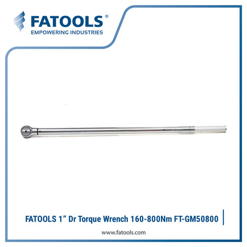 [EZM.0800137] FATOOLS GM50800 1" Dr Torque Wrench 160-800Nm Kunci Momen Torsi