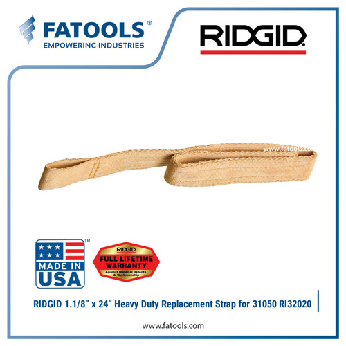 [EZM.0800138] RIDGID 32020 Replacement Strap 24" x 1.1/8" for 31050 Strap Wrench