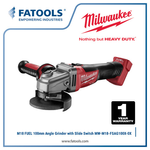 [EZM.0800148] Milwaukee FSAG100X M18 FUEL 100mm Angle Grinder Cordless Mesin Gerinda