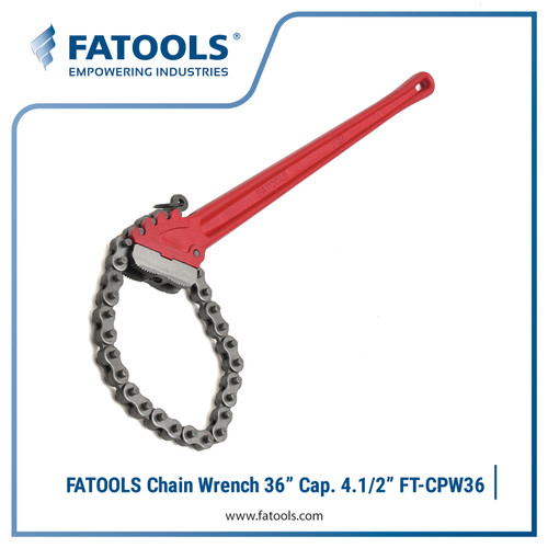 [EZM.0800144] FATOOLS CPW36 Chain Wrench 36" Cap 4.1/2" Kunci Pipa Rantai 31330 C36
