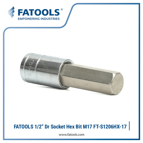 [EZM.0800156] FATOOLS S1206HX-17 1/2" Socket Hex Bit M17 x 85 Mata Kunci L Sock