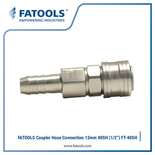 [EZM.0800170] FATOOLS 40SH Coupler Hose 13mm 1/2” Quick Coupling Neple Selang