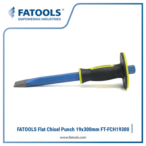 [EZM.0800185] FATOOLS FCH19300 Flat Chisel 19x300mm Pahat Bobok Semen Batu