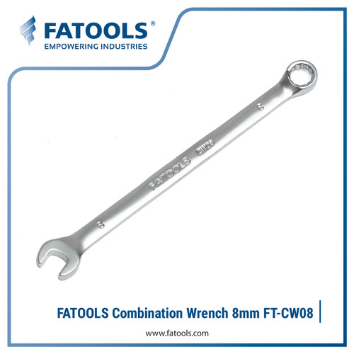 [EZM.0800197] FATOOLS CW08 Metric Combination Wrench 8mm Kunci Ring Pas Spanner