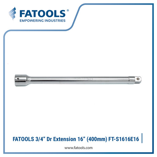 [EZM.0800208] FATOOLS 3/4" Dr Socket Extension 16" S1616E16 Sambungan Kunci Sock 400